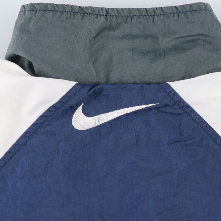 90'S Nike NIKE Nylon Jacket Men's Size L Vintage Nylon navy blue type Vintage Second Hand