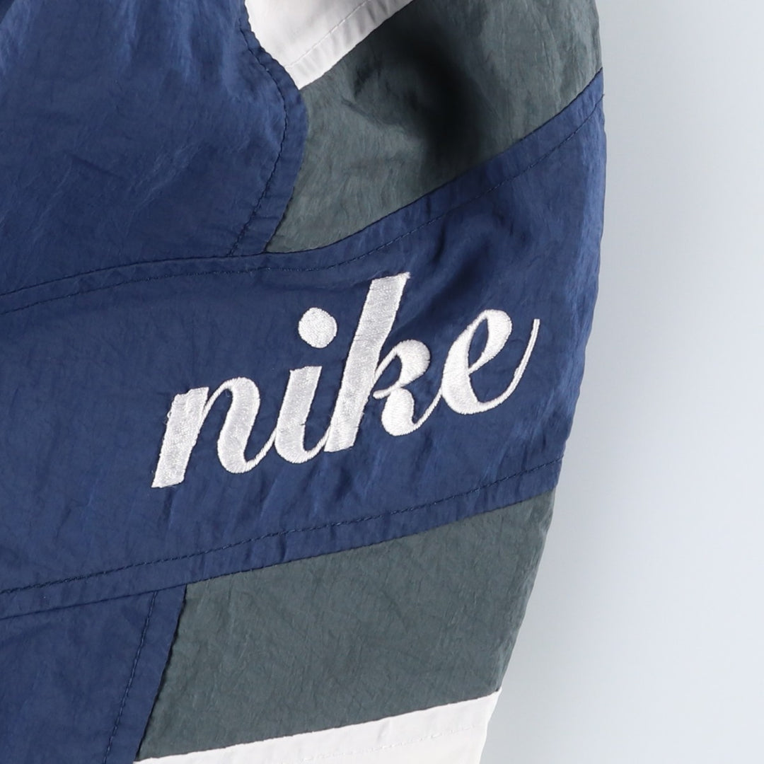 90'S Nike NIKE Nylon Jacket Men's Size L Vintage Nylon navy blue type Vintage Second Hand