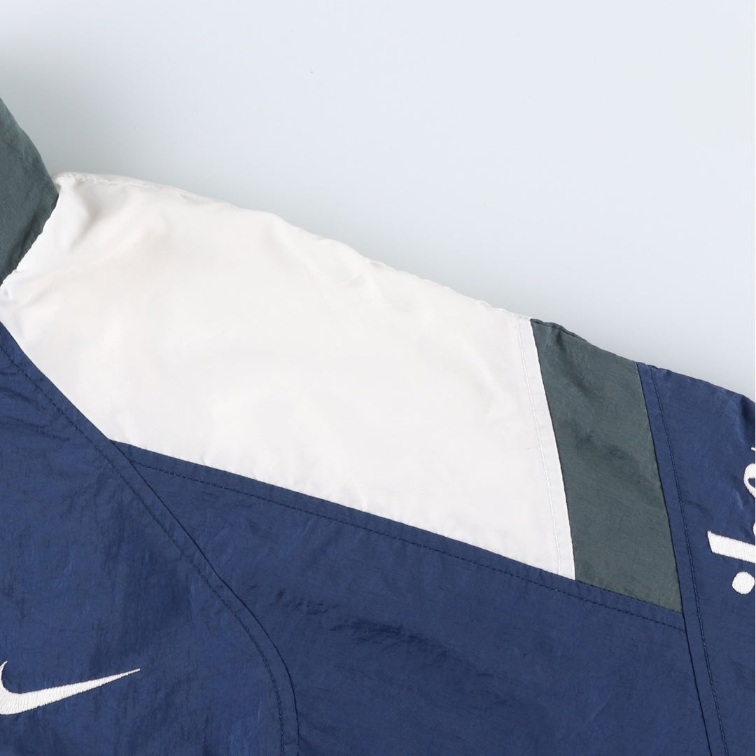90'S Nike NIKE Nylon Jacket Men's Size L Vintage Nylon navy blue type Vintage Second Hand