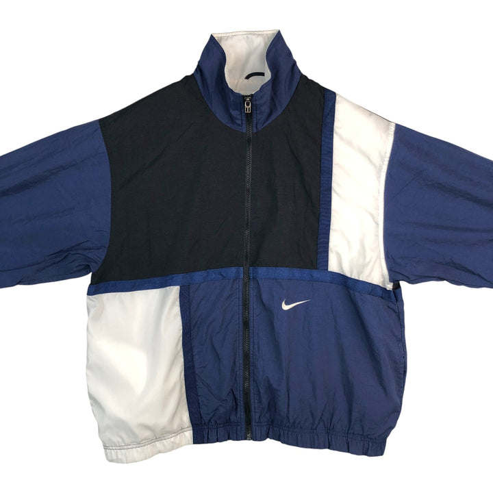 Nike Crazy Pattern Back Print Windbreaker, Men's Size M (approx.) Nylon blue type Vintage Second Hand