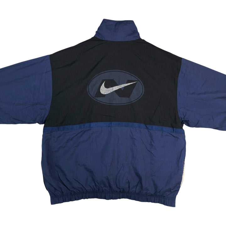 Nike Crazy Pattern Back Print Windbreaker, Men's Size M (approx.) Nylon blue type Vintage Second Hand