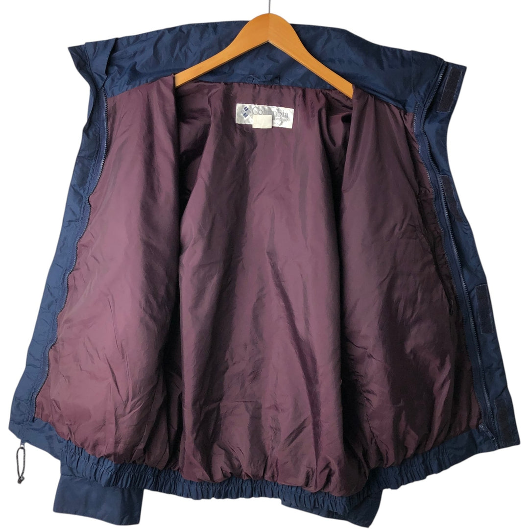 1990'S Columbia Whirlibird White Tag Mountain Jacket Shell Jacket Men's Size M (Equivalent) Vintage Nylon navy blue type Vintage Second Hand