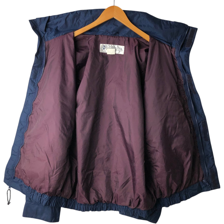 1990'S Columbia Whirlibird White Tag Mountain Jacket Shell Jacket Men's Size M (Equivalent) Vintage Nylon navy blue type Vintage Second Hand