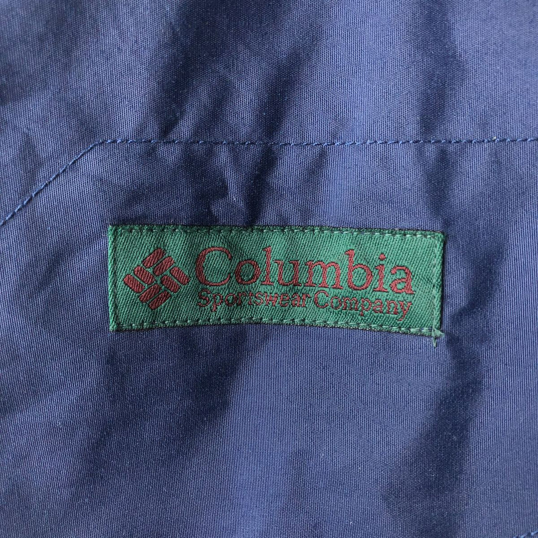 1990'S Columbia Whirlibird White Tag Mountain Jacket Shell Jacket Men's Size M (Equivalent) Vintage Nylon navy blue type Vintage Second Hand