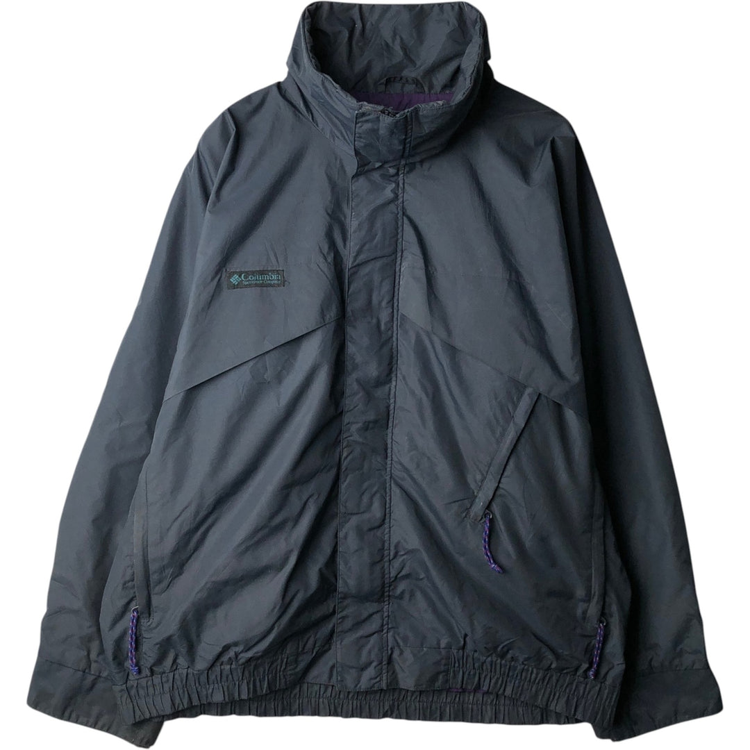 90'S Columbia Whirlibird Mountain Jacket, White Tag, Men's Size L, Vintage Shell Jacket Nylon navy blue type Vintage Second Hand