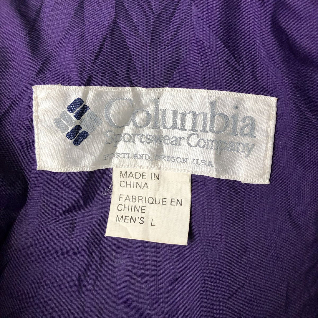 90'S Columbia Whirlibird Mountain Jacket, White Tag, Men's Size L, Vintage Shell Jacket Nylon navy blue type Vintage Second Hand