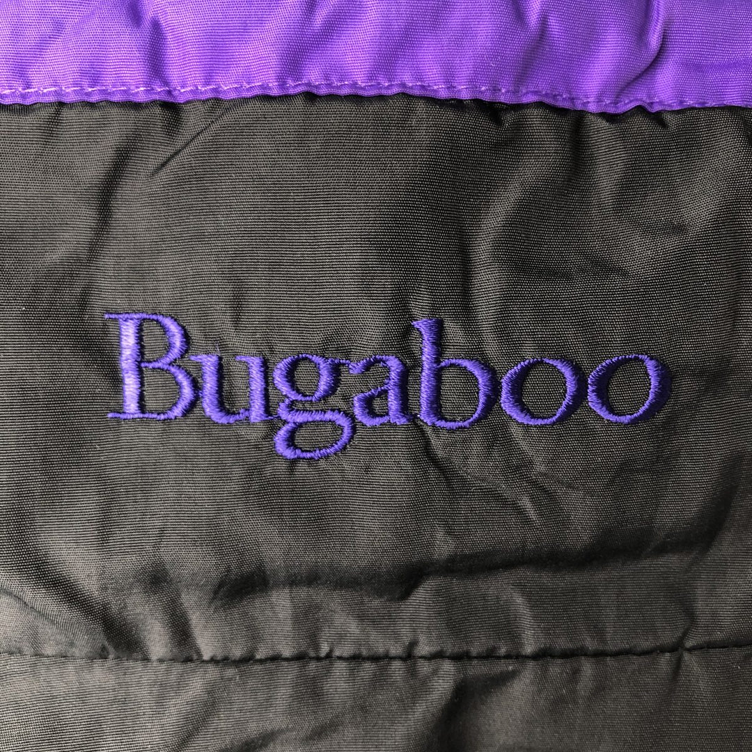 1990'S Columbia BUGABOO Mountain Parka Shell Jacket (White Tag) - Men's Size XL (Equivalent) - Vintage Nylon black type Vintage Second Hand