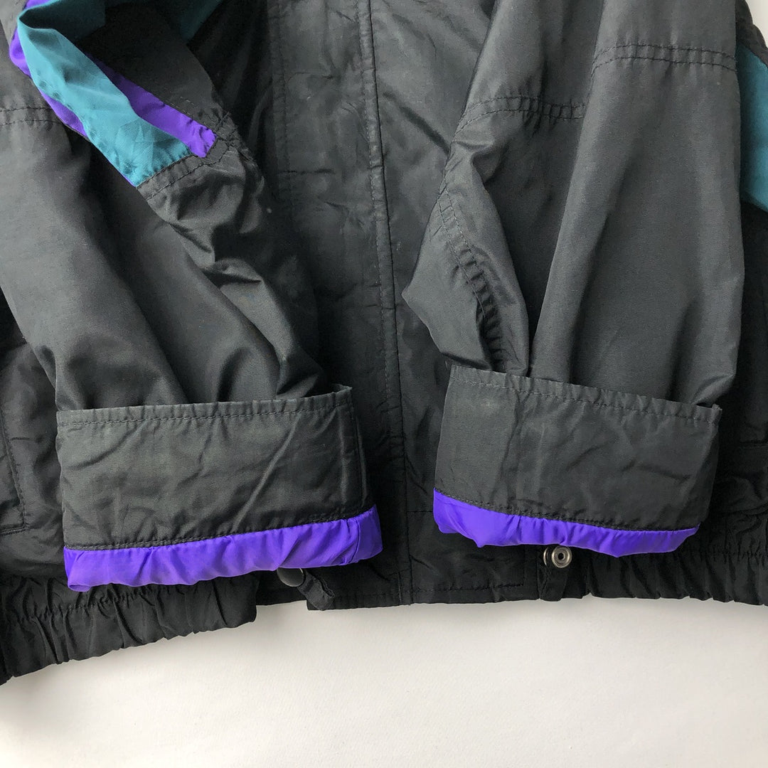 1990'S Columbia BUGABOO Mountain Parka Shell Jacket (White Tag) - Men's Size XL (Equivalent) - Vintage Nylon black type Vintage Second Hand