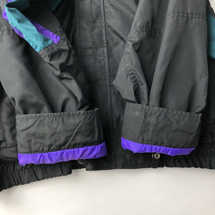 1990'S Columbia BUGABOO Mountain Parka Shell Jacket (White Tag) - Men's Size XL (Equivalent) - Vintage Nylon black type Vintage Second Hand