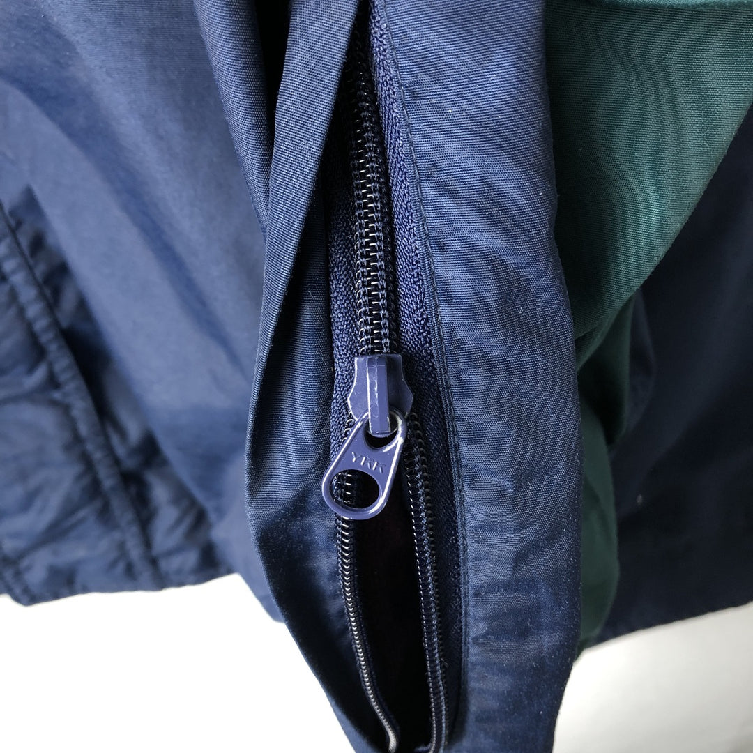 1990'S Columbia BUGABOO Mountain Jacket/Shell Jacket (White Tag) - Men's Size L (Equivalent) - Vintage Nylon navy blue type Vintage Second Hand