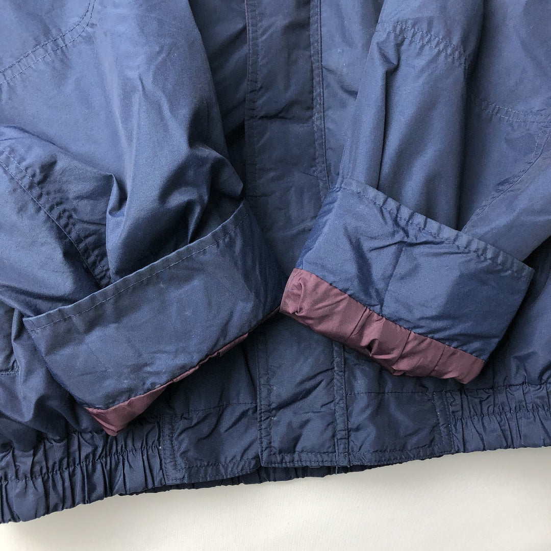 1990'S Columbia BUGABOO Mountain Jacket/Shell Jacket (White Tag) - Men's Size L (Equivalent) - Vintage Nylon navy blue type Vintage Second Hand