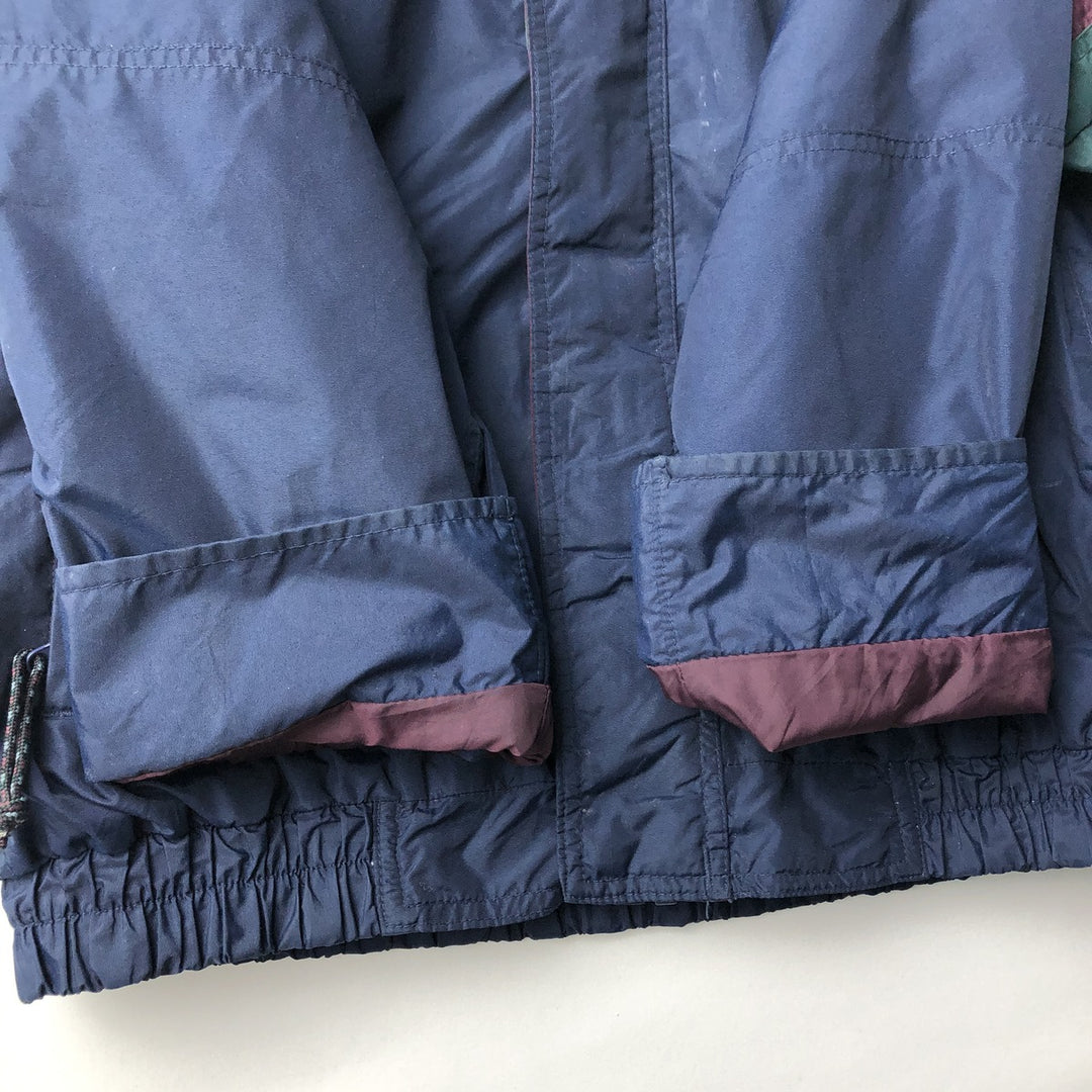 1990'S Columbia BUGABOO Mountain Jacket/Shell Jacket (White Tag) - Men's Size L (Equivalent) - Vintage Nylon navy blue type Vintage Second Hand