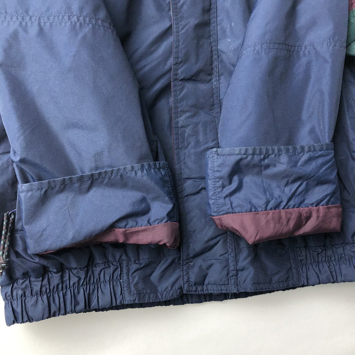 1990'S Columbia BUGABOO Mountain Jacket/Shell Jacket (White Tag) - Men's Size L (Equivalent) - Vintage Nylon navy blue type Vintage Second Hand
