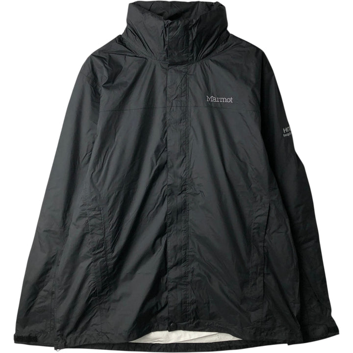 2000'S Marmot HITACHI Ripstop Mountain Jacket Shell Jacket Men's XL equivalent Nylon black type Vintage Second Hand