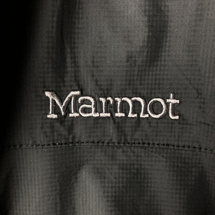 2000'S Marmot HITACHI Ripstop Mountain Jacket Shell Jacket Men's XL equivalent Nylon black type Vintage Second Hand