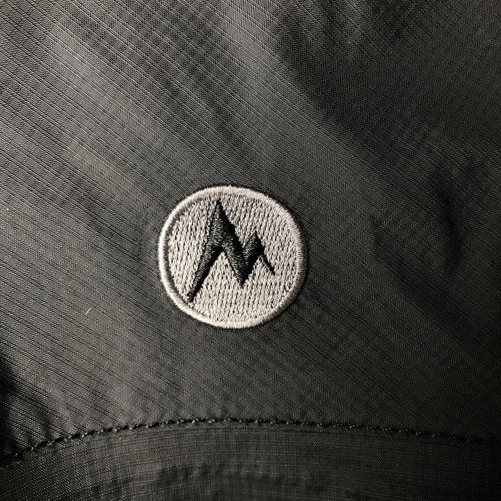 2000'S Marmot HITACHI Ripstop Mountain Jacket Shell Jacket Men's XL equivalent Nylon black type Vintage Second Hand