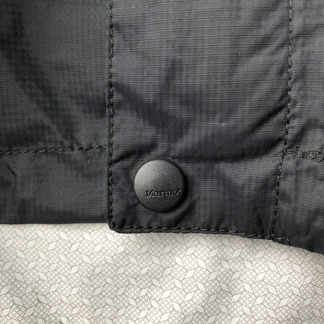 2000'S Marmot HITACHI Ripstop Mountain Jacket Shell Jacket Men's XL equivalent Nylon black type Vintage Second Hand