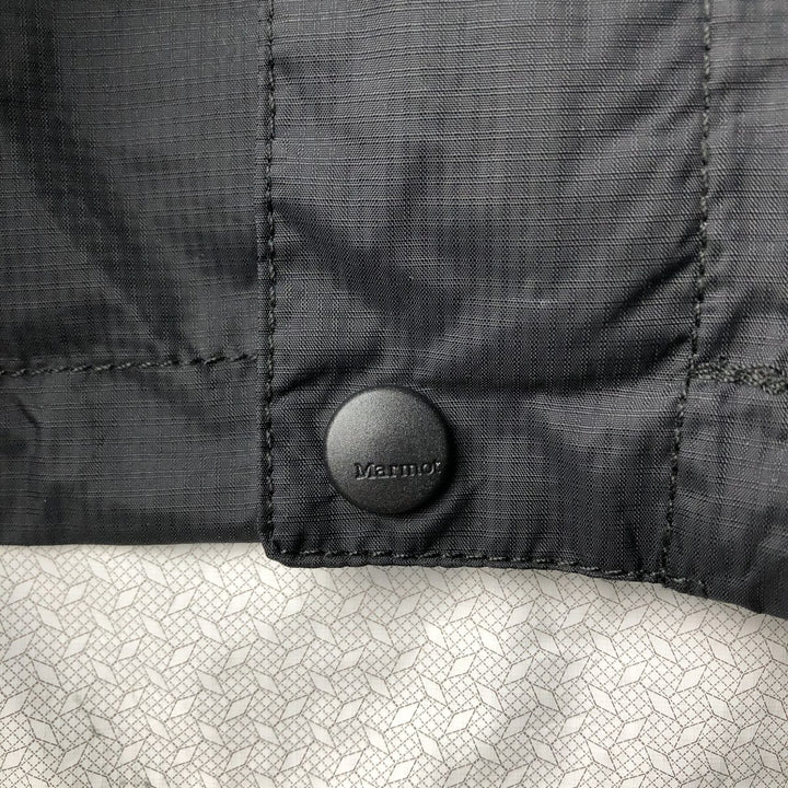 2000'S Marmot HITACHI Ripstop Mountain Jacket Shell Jacket Men's XL equivalent Nylon black type Vintage Second Hand