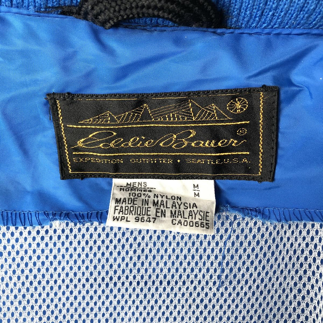 1970'S Eddie Bauer Black Tag Nylon Jacket, Men's Size M (Equivalent), Vintage Nylon blue type Vintage Second Hand