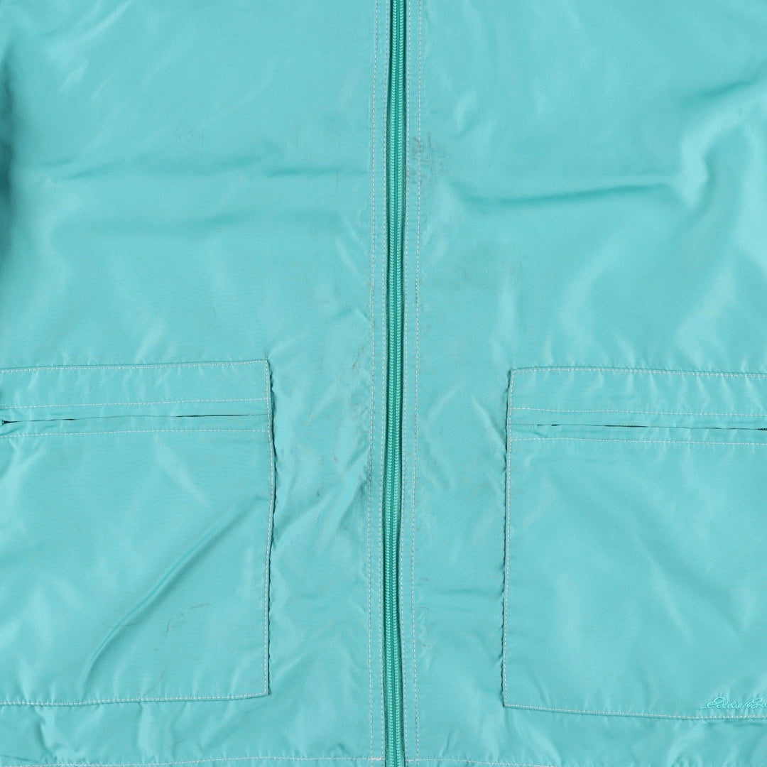 Eddie Bauer Mountain Jacket Shell Jacket Men's Size L (Equivalent) Lightweight polyester Emerald green Vintage Second Hand