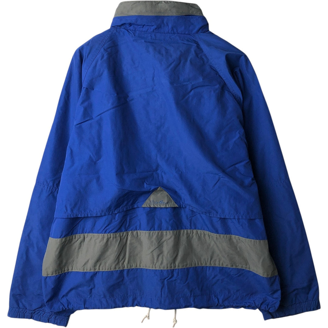 80s-90'S Eddie Bauer Black Tag Nylon Jacket Men's Size L Vintage Nylon blue type Vintage Second Hand