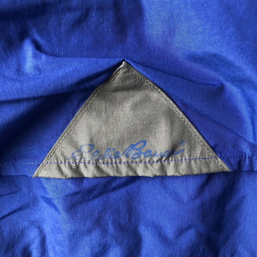 80s-90'S Eddie Bauer Black Tag Nylon Jacket Men's Size L Vintage Nylon blue type Vintage Second Hand