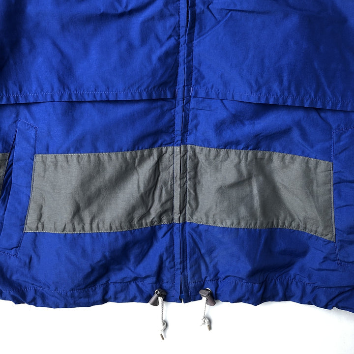 80s-90'S Eddie Bauer Black Tag Nylon Jacket Men's Size L Vintage Nylon blue type Vintage Second Hand