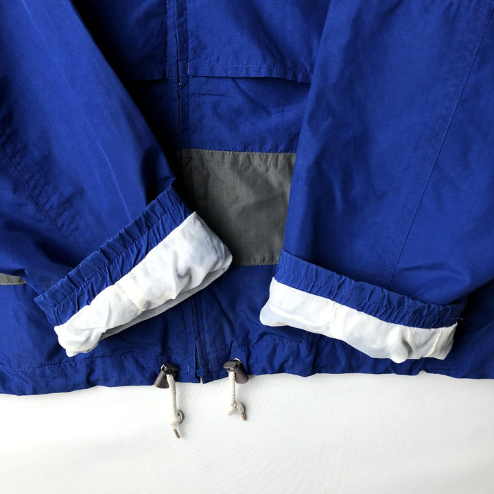 80s-90'S Eddie Bauer Black Tag Nylon Jacket Men's Size L Vintage Nylon blue type Vintage Second Hand