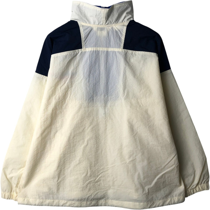 90s-00'S Columbia Evinrude Ripstop Advertising Anorak Jacket, Women's Size L (approx.) Nylon pale white type Vintage Second Hand
