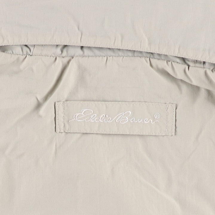 Eddie Bauer Mountain Jacket, Shell Jacket, Men's L size Nylon ivory Vintage Second Hand