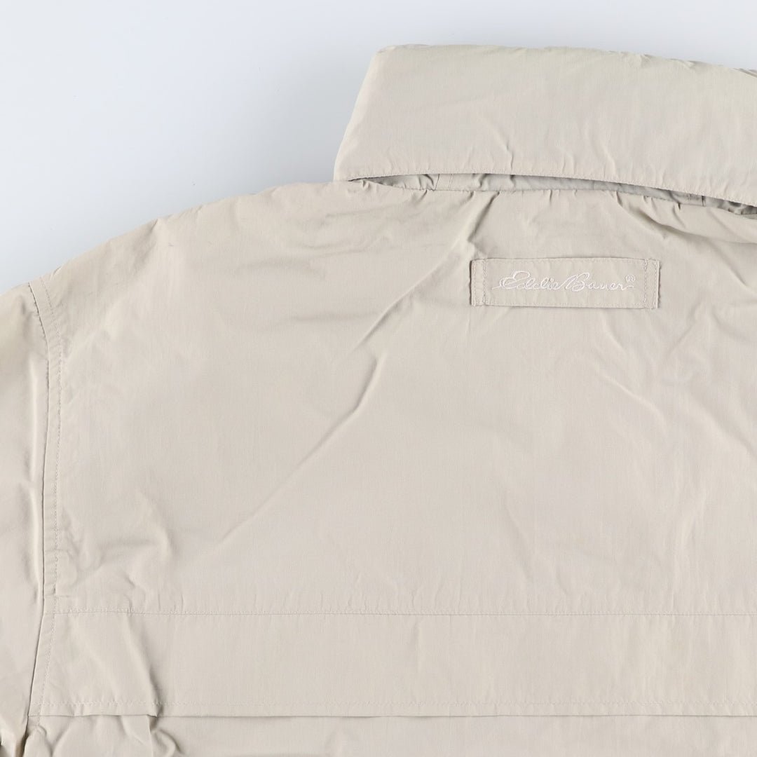 Eddie Bauer Mountain Jacket, Shell Jacket, Men's L size Nylon ivory Vintage Second Hand