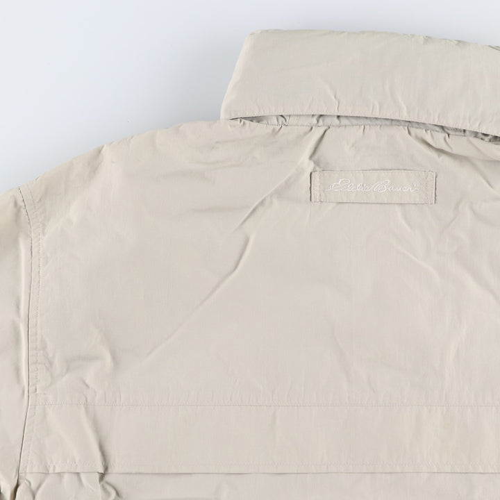 Eddie Bauer Mountain Jacket, Shell Jacket, Men's L size Nylon ivory Vintage Second Hand