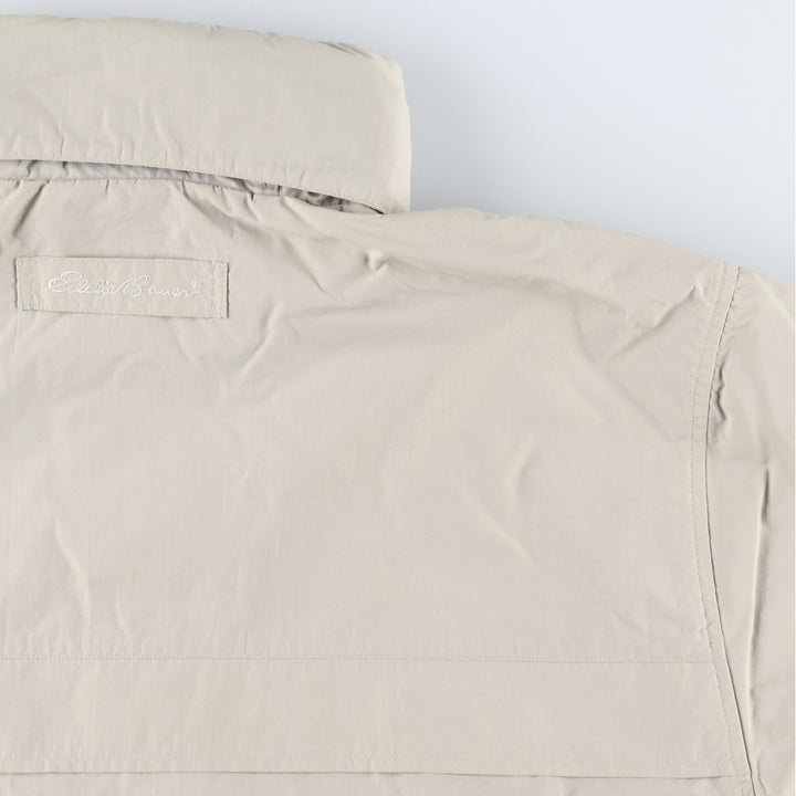 Eddie Bauer Mountain Jacket, Shell Jacket, Men's L size Nylon ivory Vintage Second Hand