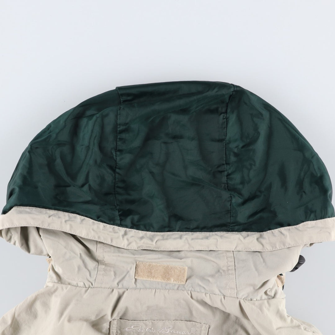 Eddie Bauer Mountain Jacket, Shell Jacket, Men's L size Nylon ivory Vintage Second Hand