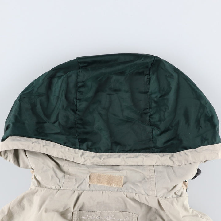 Eddie Bauer Mountain Jacket, Shell Jacket, Men's L size Nylon ivory Vintage Second Hand