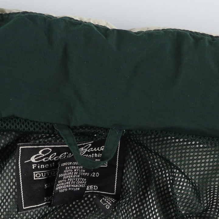 Eddie Bauer Mountain Jacket, Shell Jacket, Men's L size Nylon ivory Vintage Second Hand