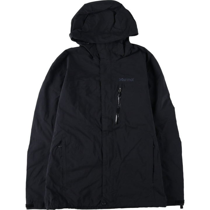 2000'S Marmot Mountain Parka Shell Jacket, Men's Size M (approx.) Nylon black type Vintage Second Hand