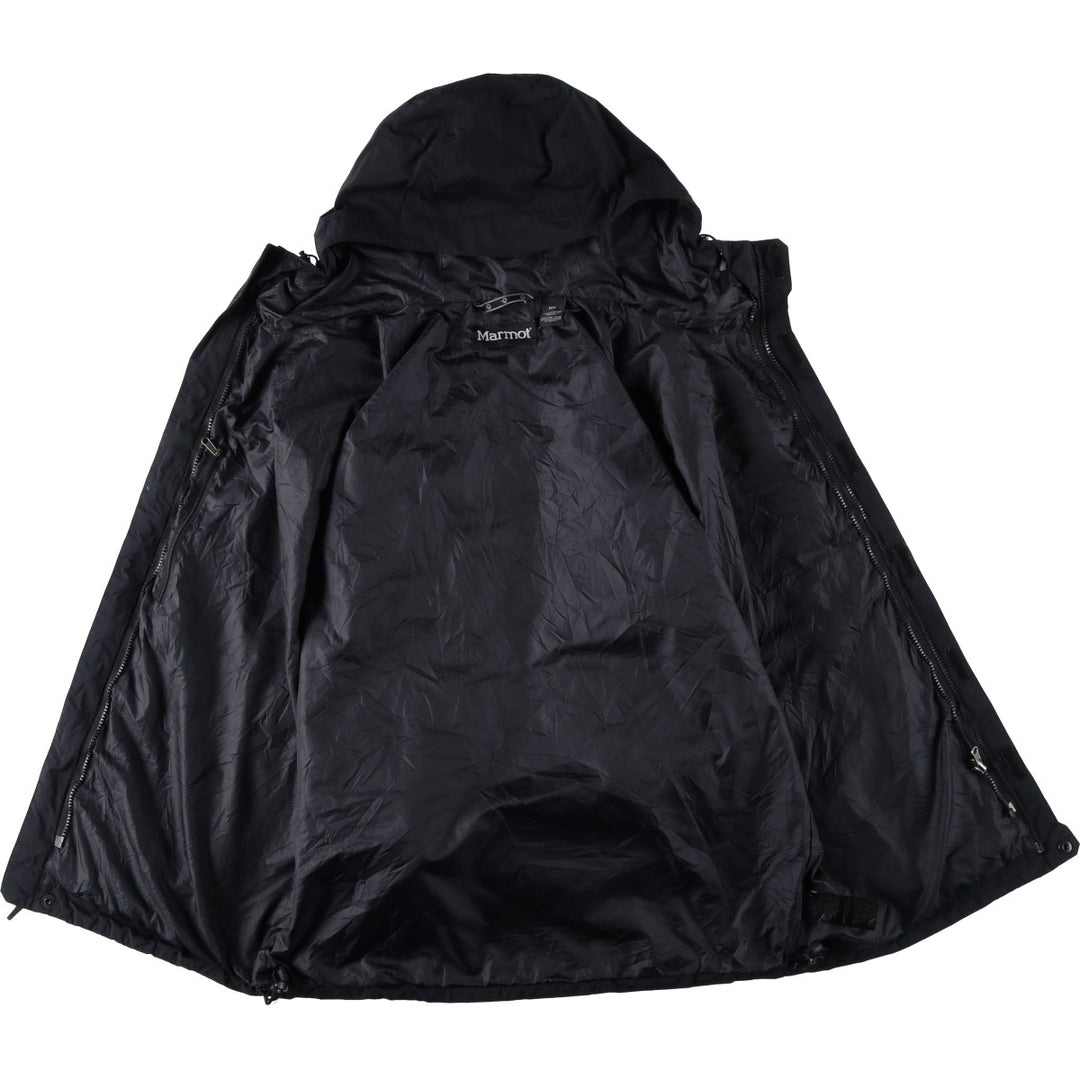 2000'S Marmot Mountain Parka Shell Jacket, Men's Size M (approx.) Nylon black type Vintage Second Hand