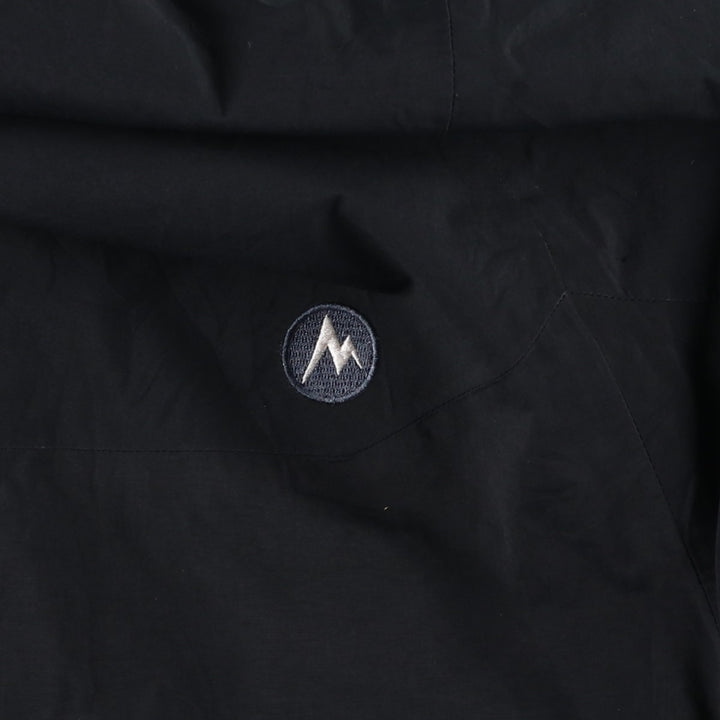 2000'S Marmot Mountain Parka Shell Jacket, Men's Size M (approx.) Nylon black type Vintage Second Hand
