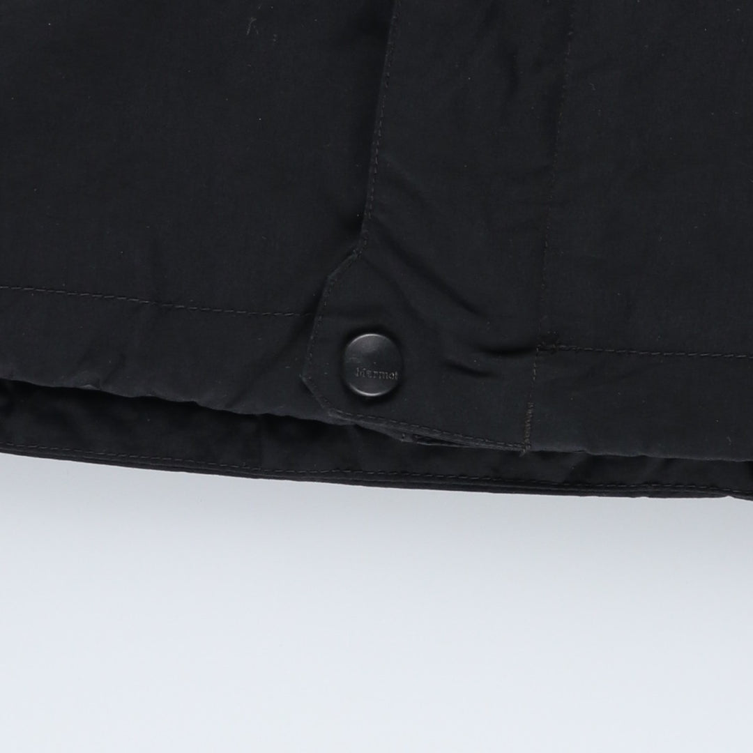 2000'S Marmot Mountain Parka Shell Jacket, Men's Size M (approx.) Nylon black type Vintage Second Hand