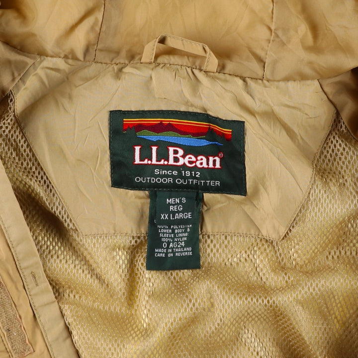 L.L.Bean Mountain Logo Katahdin Logo GORE-TEX Mountain Parka Shell Jacket Men's XXL Equivalent Nylon Beige type Vintage Second Hand