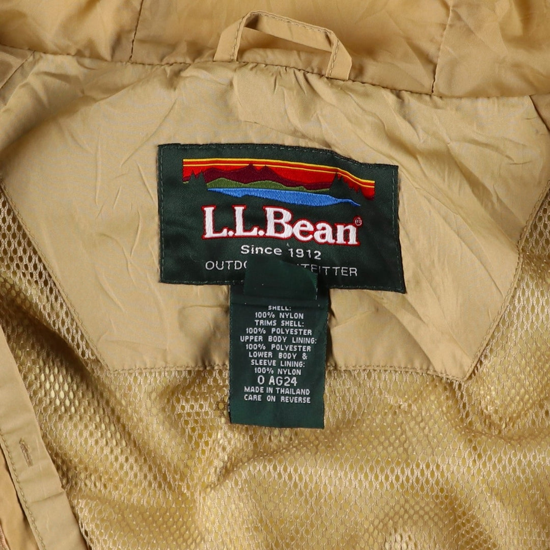 L.L.Bean Mountain Logo Katahdin Logo GORE-TEX Mountain Parka Shell Jacket Men's XXL Equivalent Nylon Beige type Vintage Second Hand