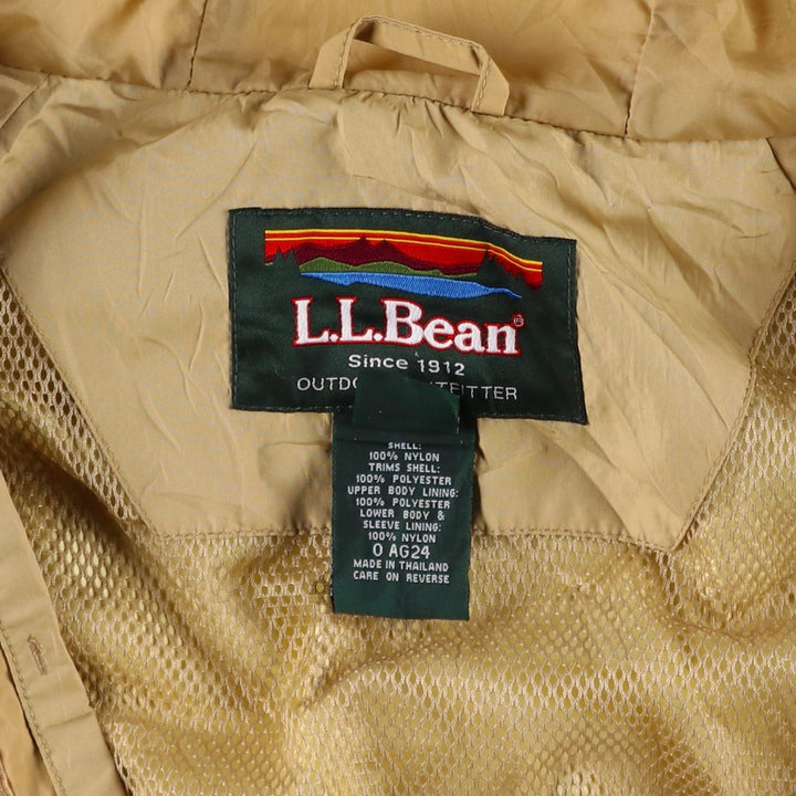 L.L.Bean Mountain Logo Katahdin Logo GORE-TEX Mountain Parka Shell Jacket Men's XXL Equivalent Nylon Beige type Vintage Second Hand