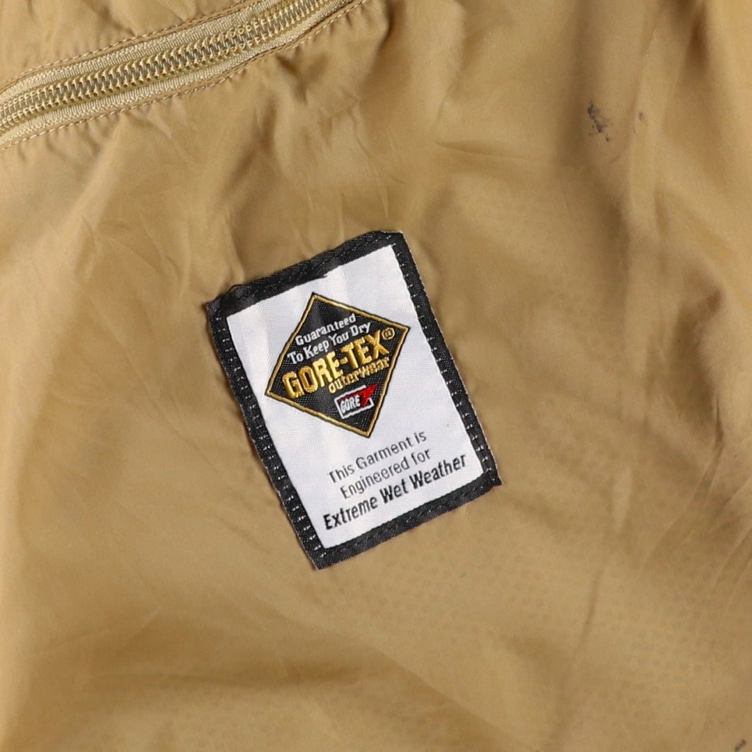 L.L.Bean Mountain Logo Katahdin Logo GORE-TEX Mountain Parka Shell Jacket Men's XXL Equivalent Nylon Beige type Vintage Second Hand