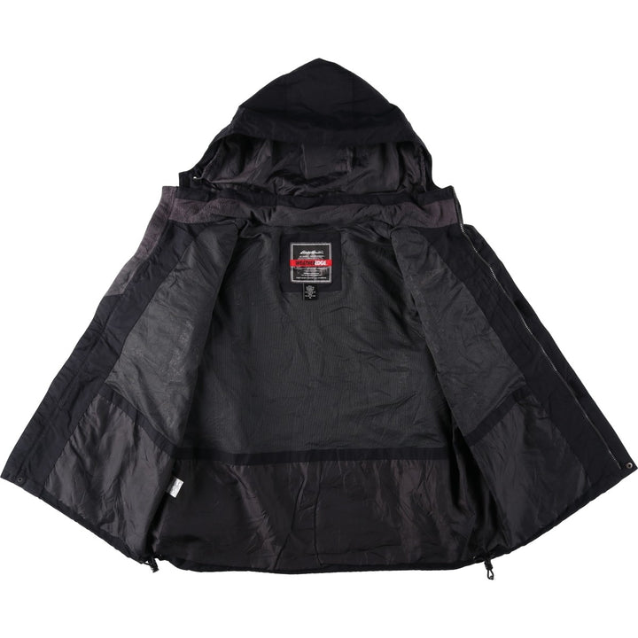 Eddie Bauer WEATHEREDGE Mountain Parka Shell Jacket, Men's XL (approx.) Nylon black type Vintage Second Hand