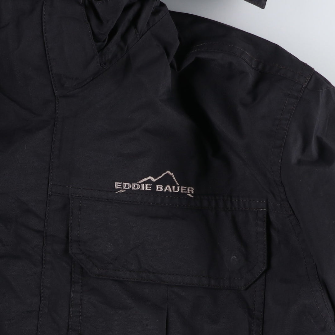 Eddie Bauer WEATHEREDGE Mountain Parka Shell Jacket, Men's XL (approx.) Nylon black type Vintage Second Hand