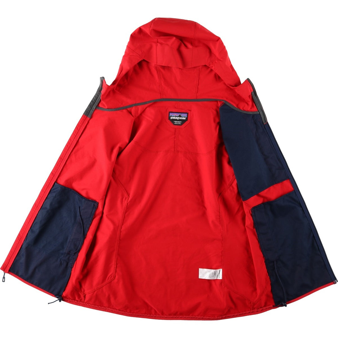 Patagonia 83030SP17 Mountain Parka Shell Jacket, Men's Size L (approx.) polyester red type Vintage Second Hand