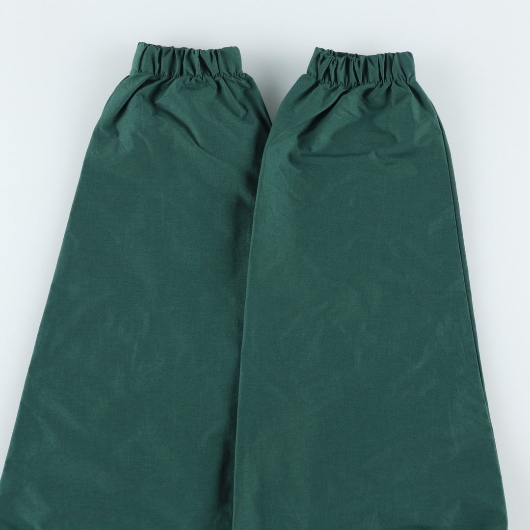Vintage LLBean half-zip anorak parka from the 1990s, equivalent to men's size S. Nylon green type Vintage Second Hand