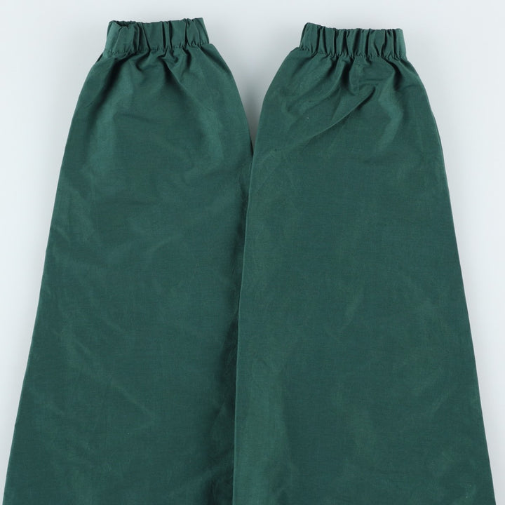 Vintage LLBean half-zip anorak parka from the 1990s, equivalent to men's size S. Nylon green type Vintage Second Hand