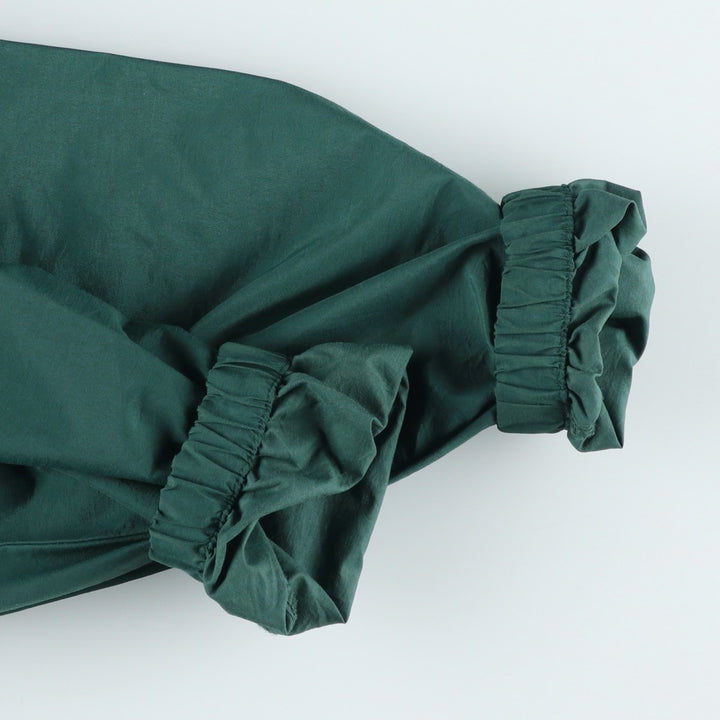 Vintage LLBean half-zip anorak parka from the 1990s, equivalent to men's size S. Nylon green type Vintage Second Hand